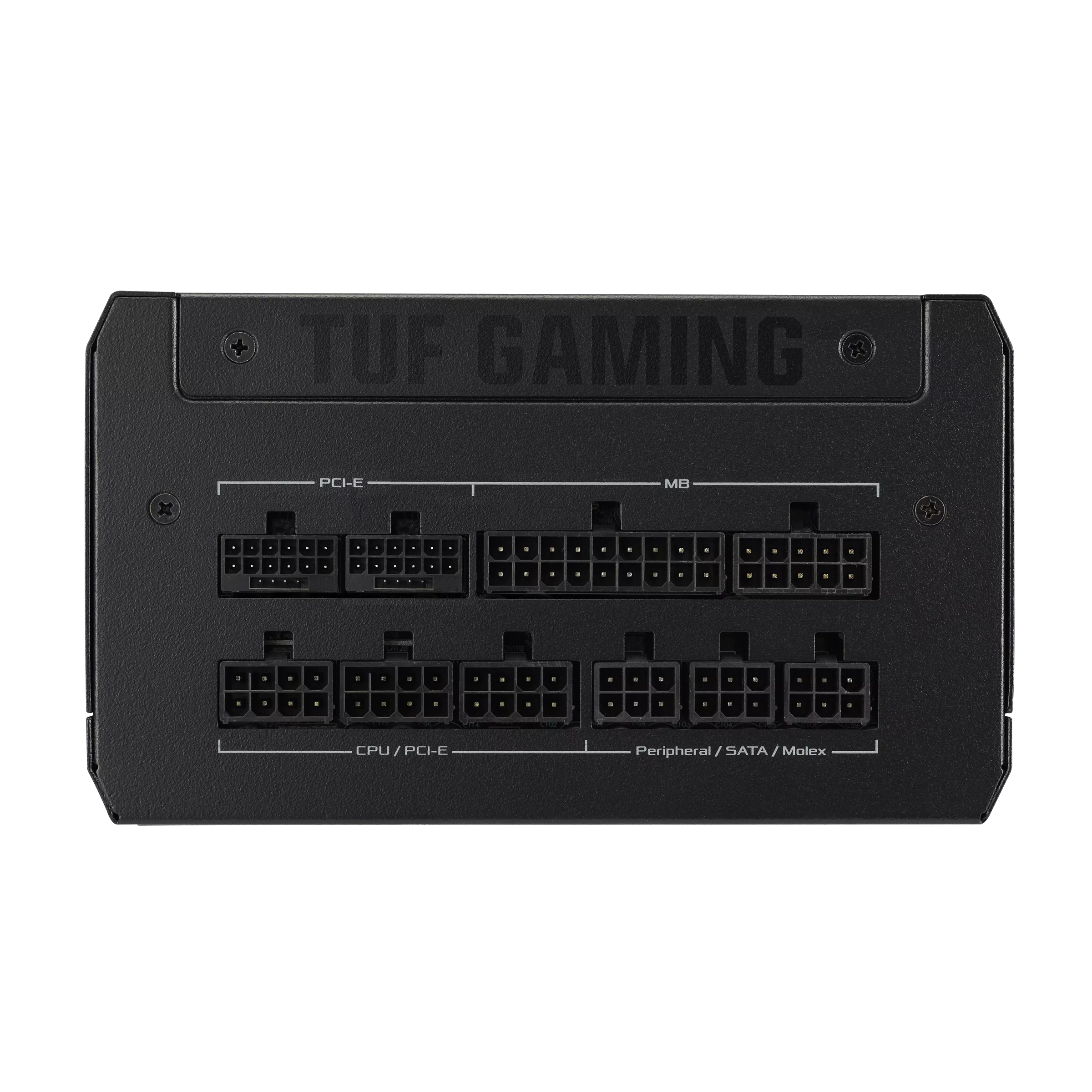 A large main feature product image of ASUS TUF-GAMING 1200W Gold ATX Modular PSU