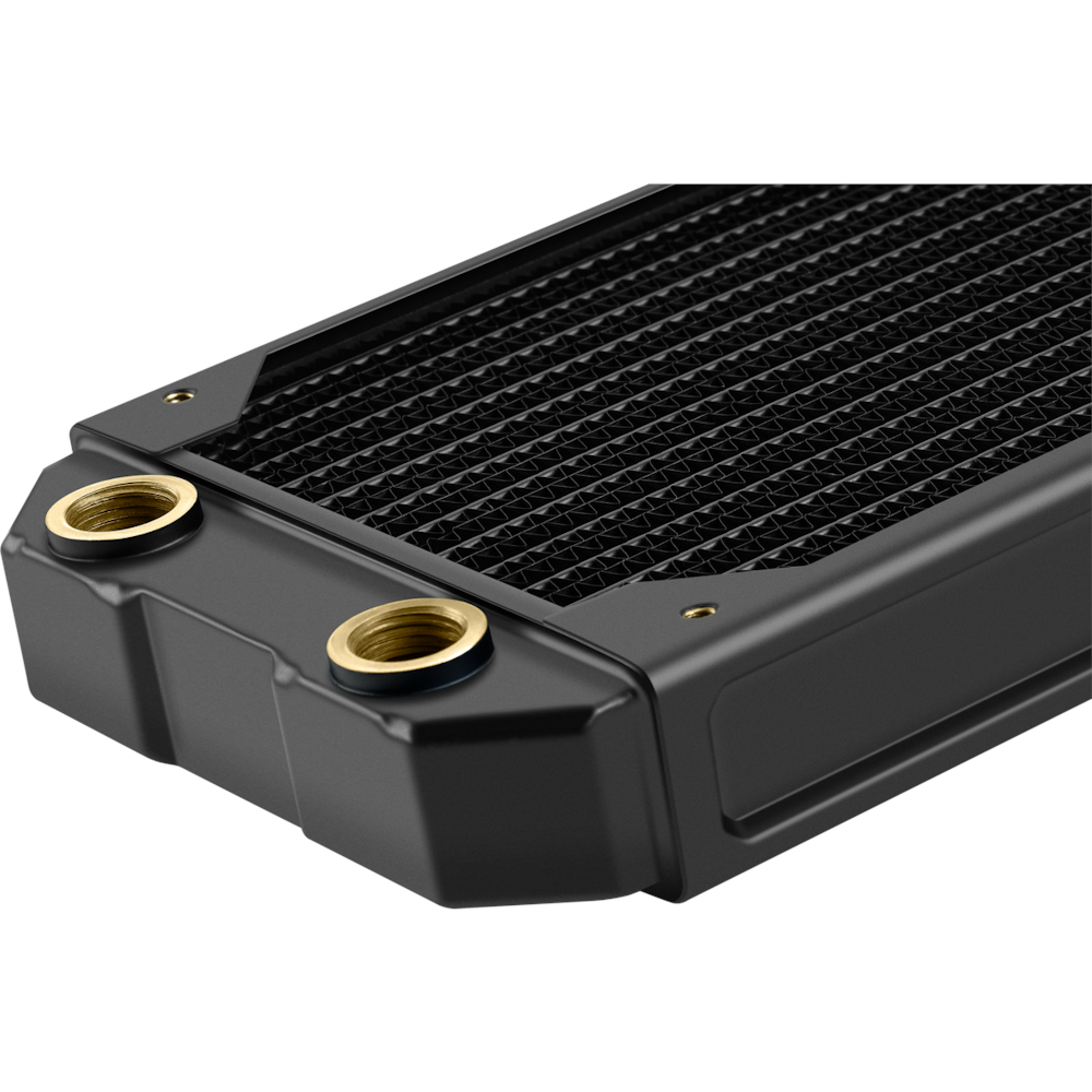 A large main feature product image of Corsair Hydro X Series XR5 NEO 240mm Water Cooling Radiator