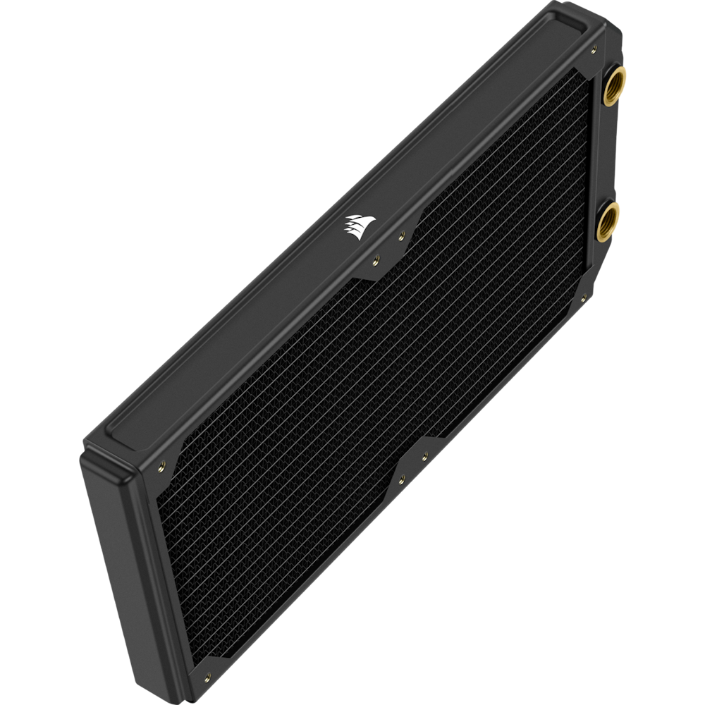 A large main feature product image of Corsair Hydro X Series XR5 NEO 280mm Water Cooling Radiator