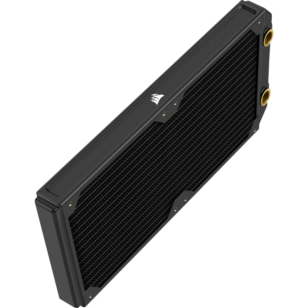 A large main feature product image of Corsair Hydro X Series XR5 NEO 280mm Water Cooling Radiator