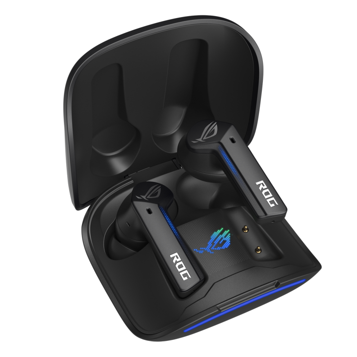 A large main feature product image of ASUS ROG Cetra True Wireless Earphones - Black