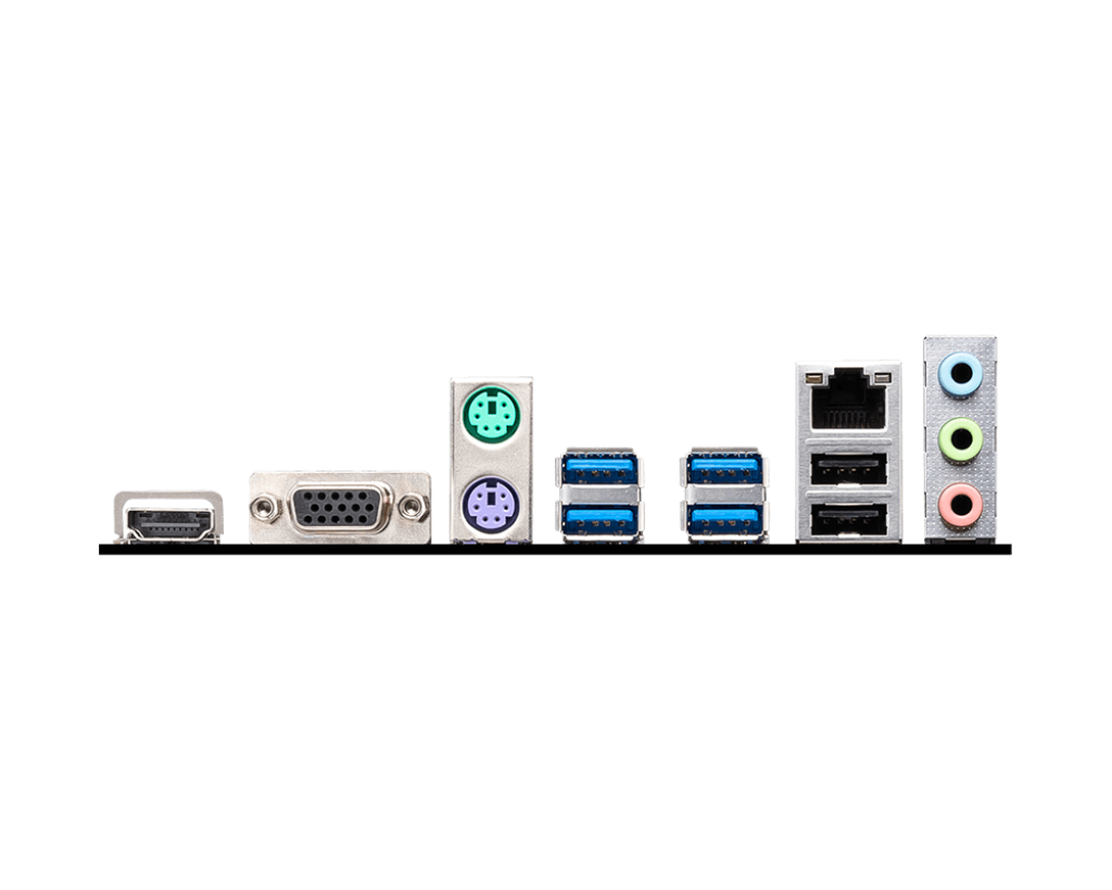 A large main feature product image of MSI PRO A620M-E AM5 mATX Desktop Motherboard