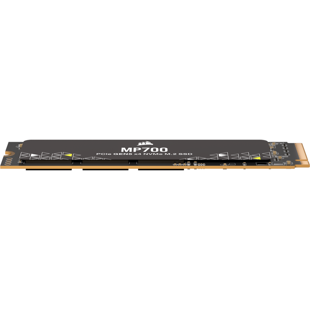 A large main feature product image of Corsair MP700 PCIe Gen5 NVMe M.2 SSD - 1TB