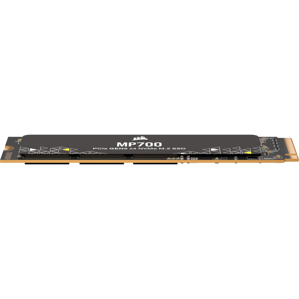 A large main feature product image of Corsair MP700 PCIe Gen5 NVMe M.2 SSD - 2TB