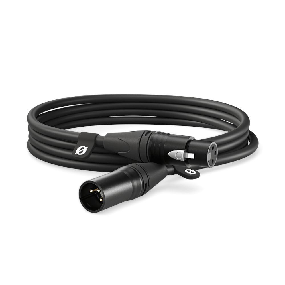 A large main feature product image of RODE Premium XLR Cable 3m - Black