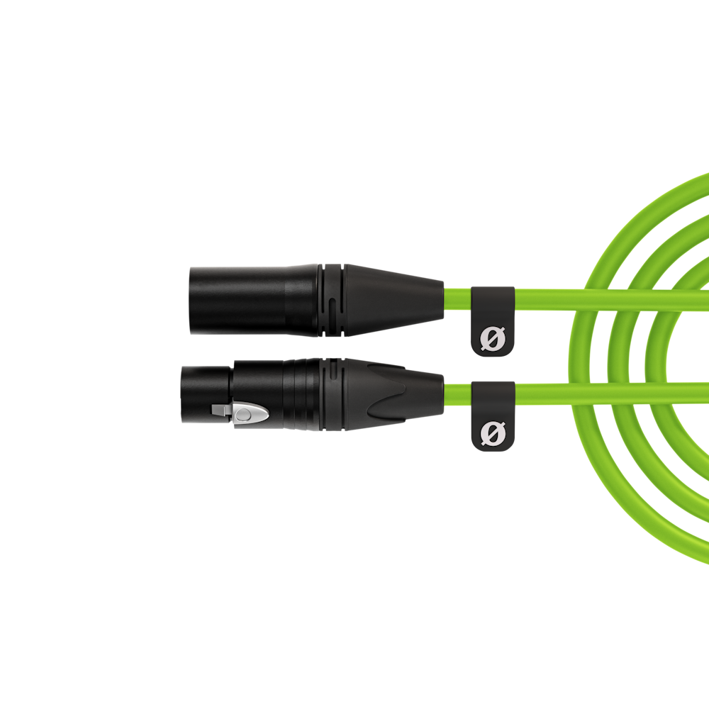 A large main feature product image of RODE Premium XLR Cable 3m - Green