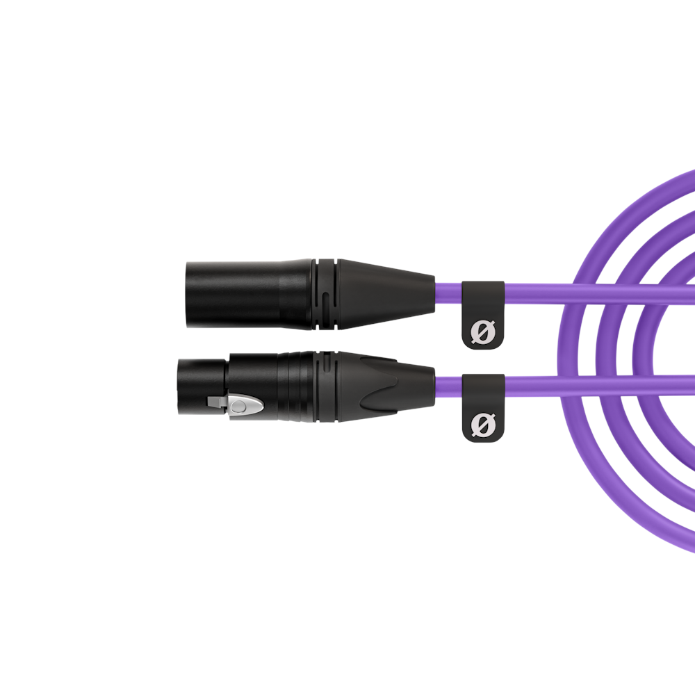 A large main feature product image of RODE Premium XLR Cable 3m - Purple