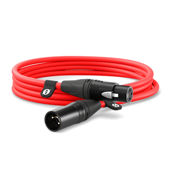 Product image of RODE Premium XLR Cable 3m - Red - Click for product page of RODE Premium XLR Cable 3m - Red