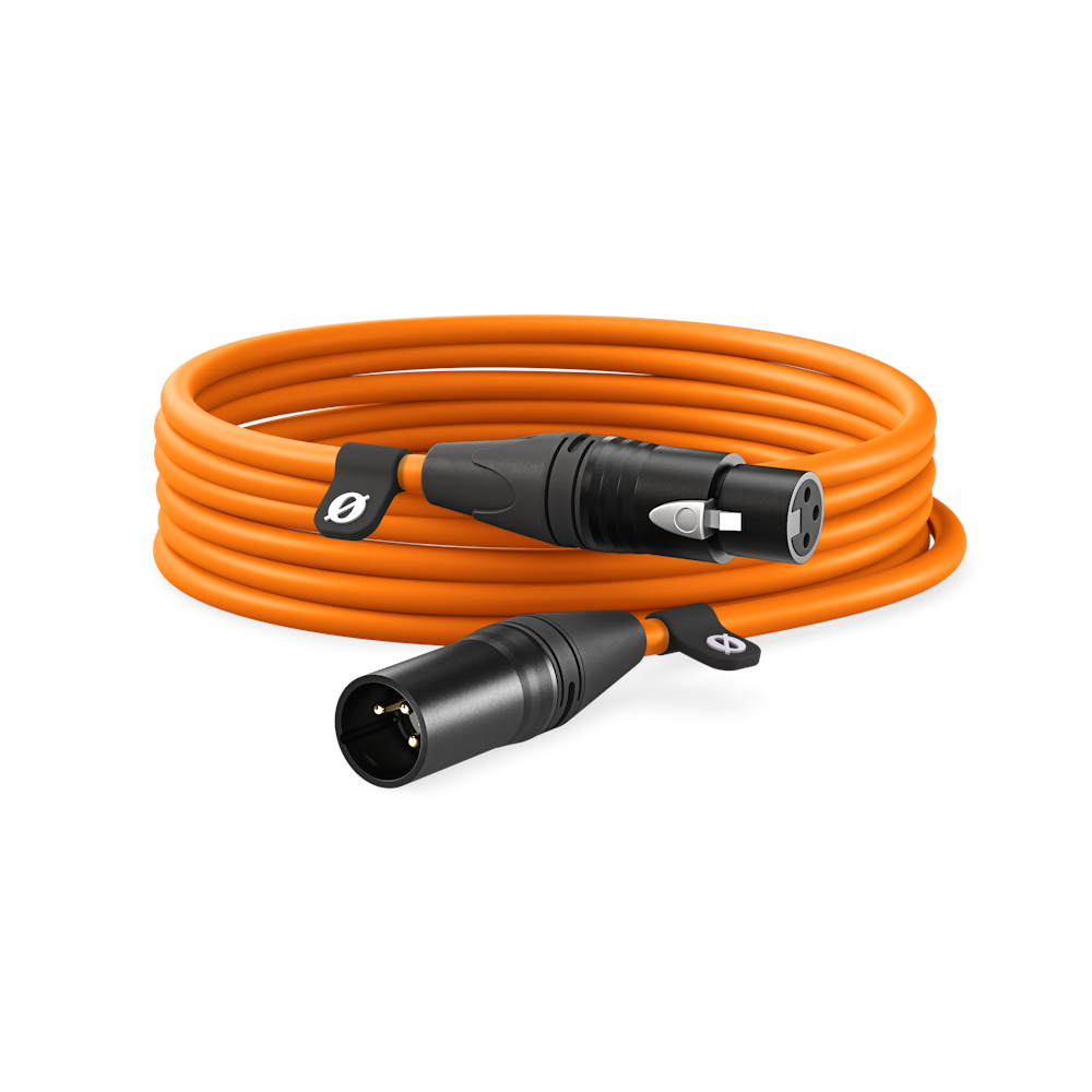 A large main feature product image of RODE Premium XLR Cable 6m - Orange