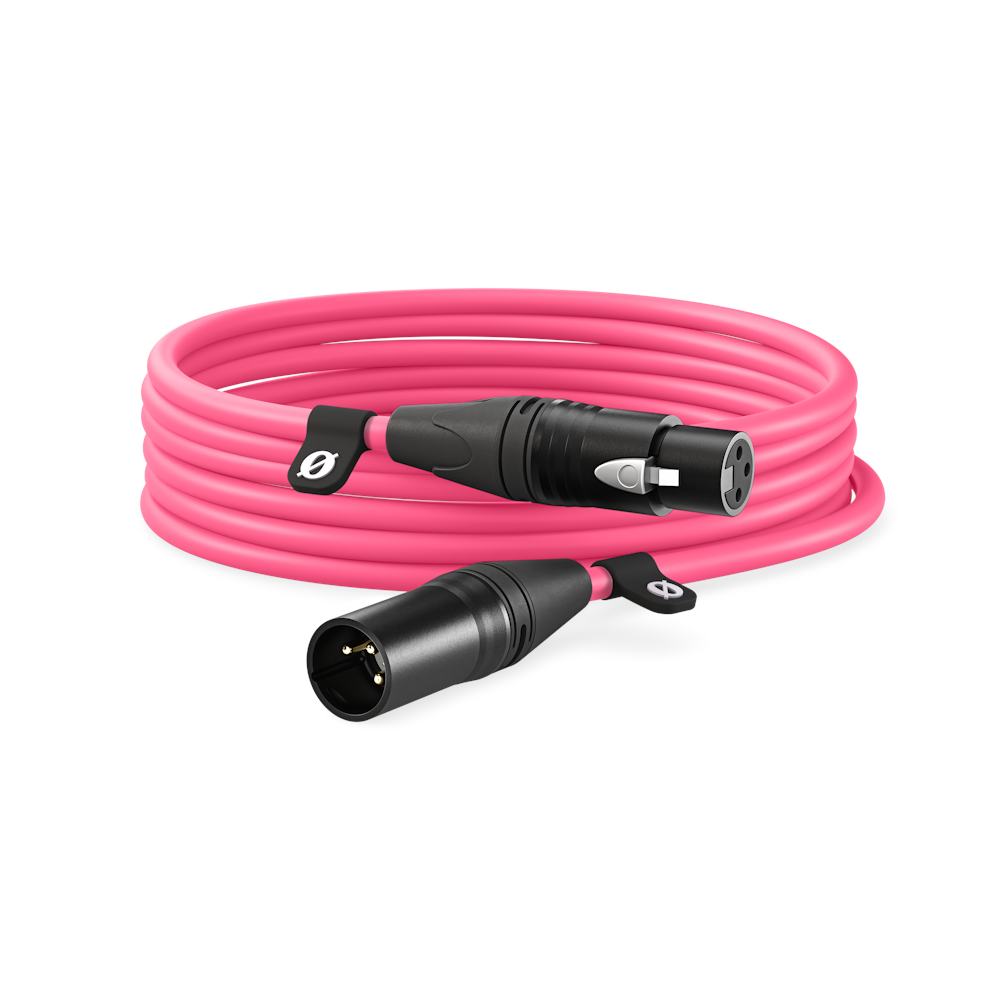 A large main feature product image of RODE Premium XLR Cable 6m - Pink