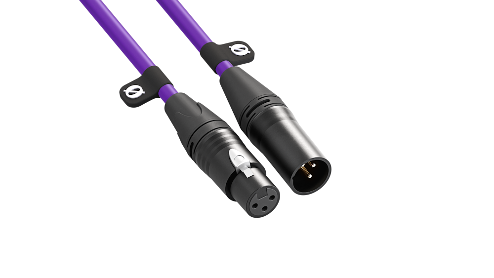 A large main feature product image of RODE Premium XLR Cable 6m - Purple