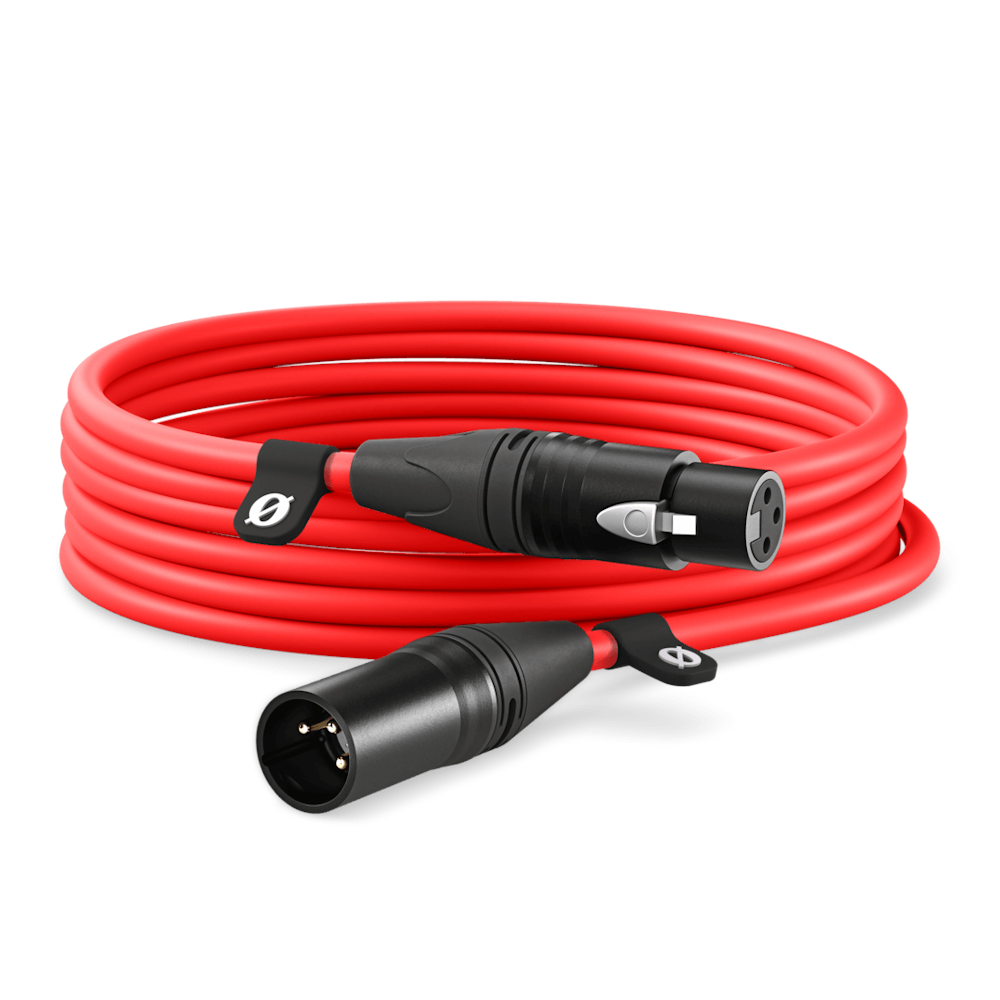 A large main feature product image of RODE Premium XLR Cable 6m - Red