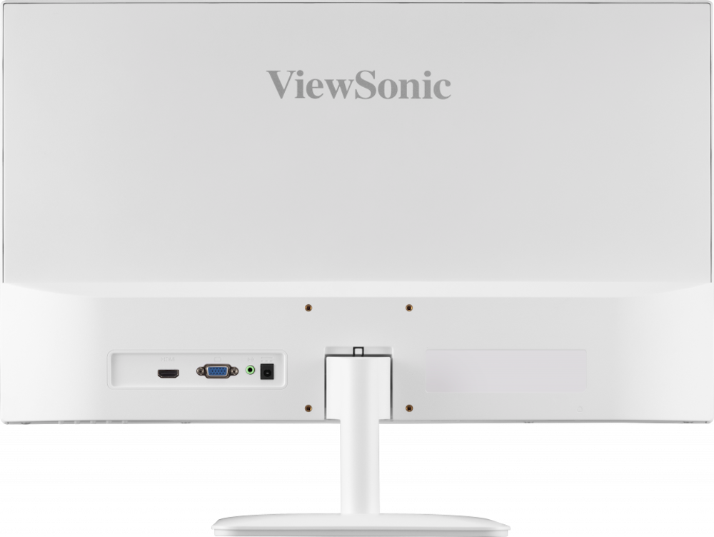 A large main feature product image of ViewSonic VA2432-H-W 24" FHD 100Hz IPS Monitor - White