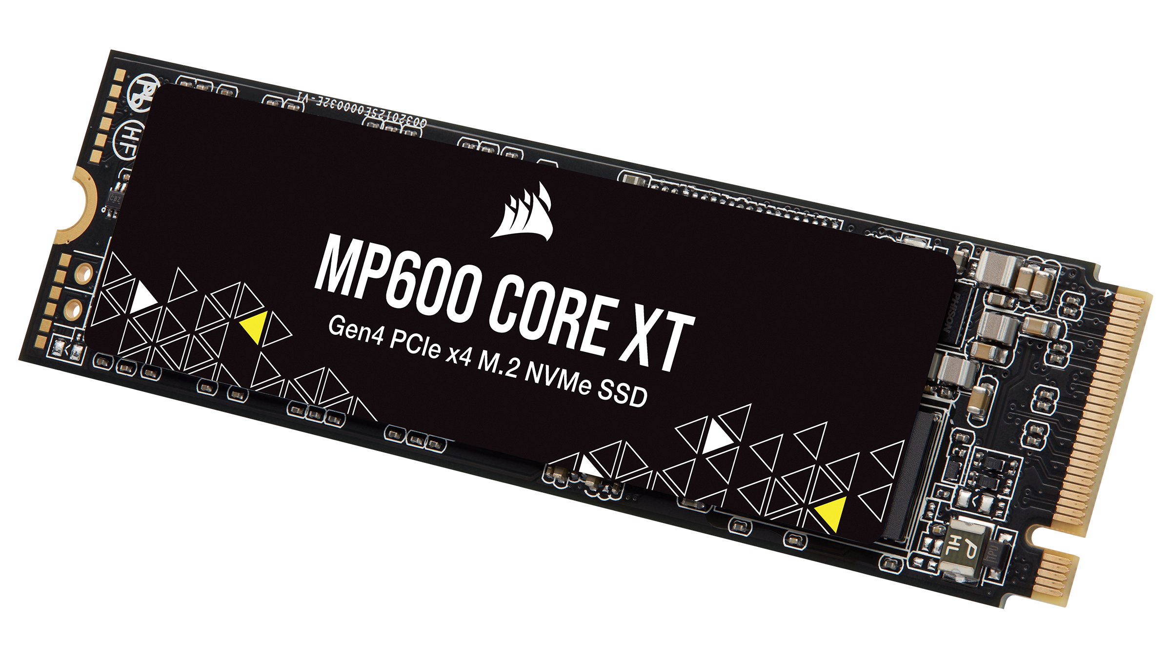 A large main feature product image of Corsair MP600 CORE XT PCIe Gen4 NVME M.2 SSD - 4TB 
