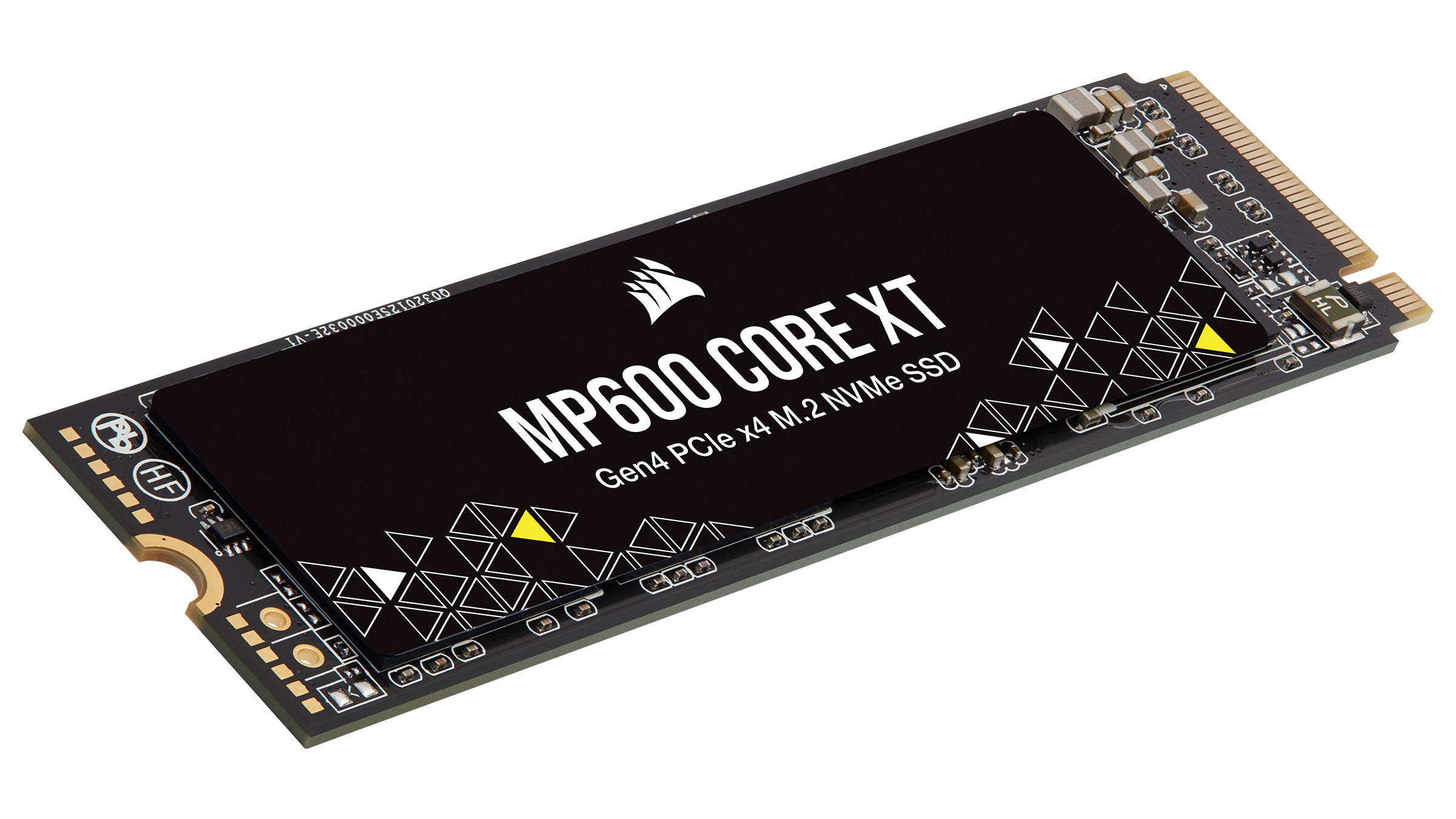 A large main feature product image of Corsair MP600 CORE XT PCIe Gen4 NVME M.2 SSD - 4TB 