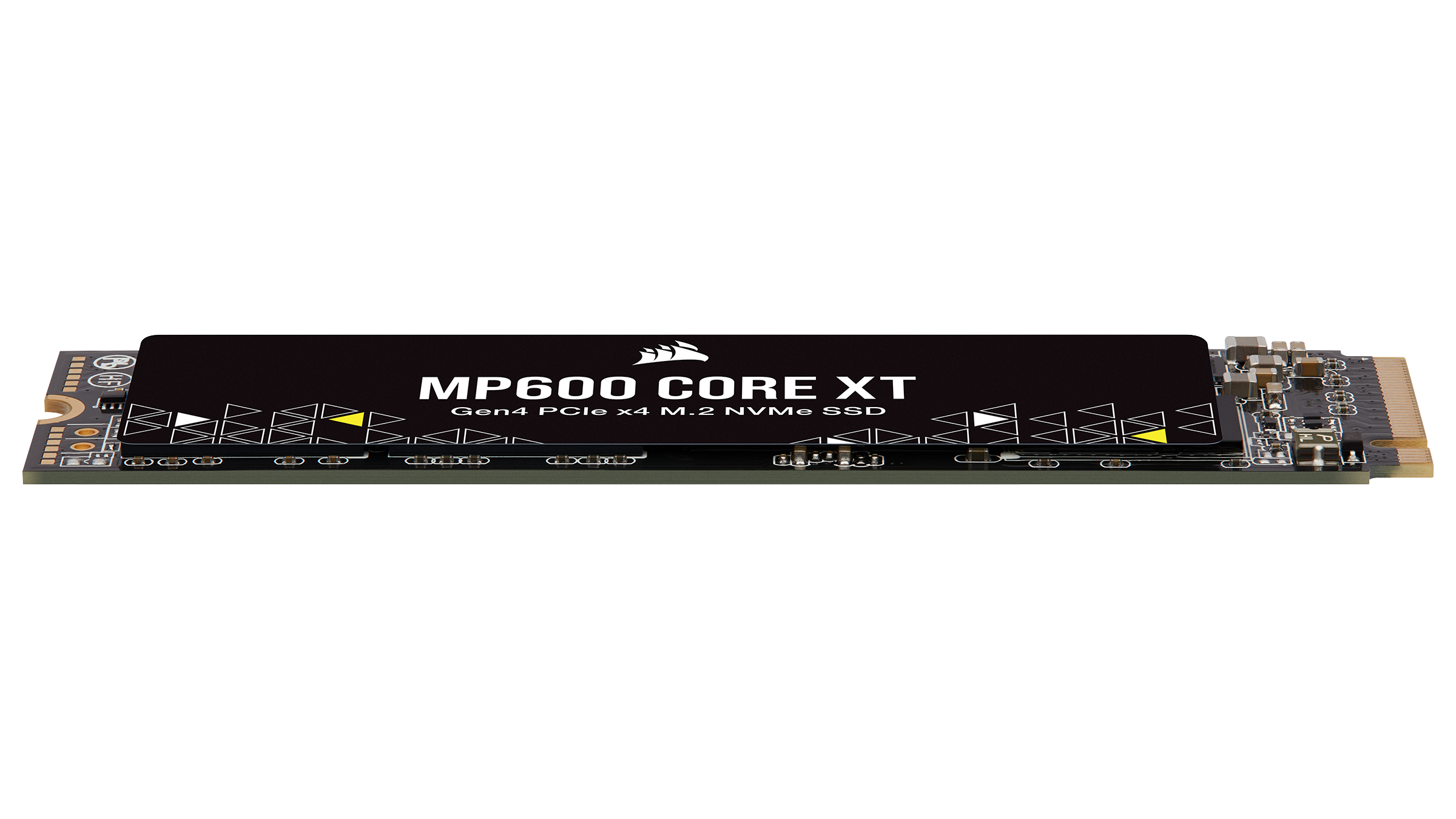 A large main feature product image of Corsair MP600 CORE XT PCIe Gen4 NVME M.2 SSD - 4TB 