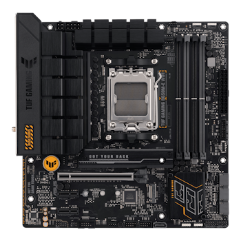 Product image of ASUS TUF GAMING B650M-E WIFI AM5 mATX Desktop Motherboard - Click for product page of ASUS TUF GAMING B650M-E WIFI AM5 mATX Desktop Motherboard