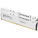 A product image of Kingston 32GB Kit (2x16GB) DDR5 Fury Beast AMD EXPO C36 6000MHz - White