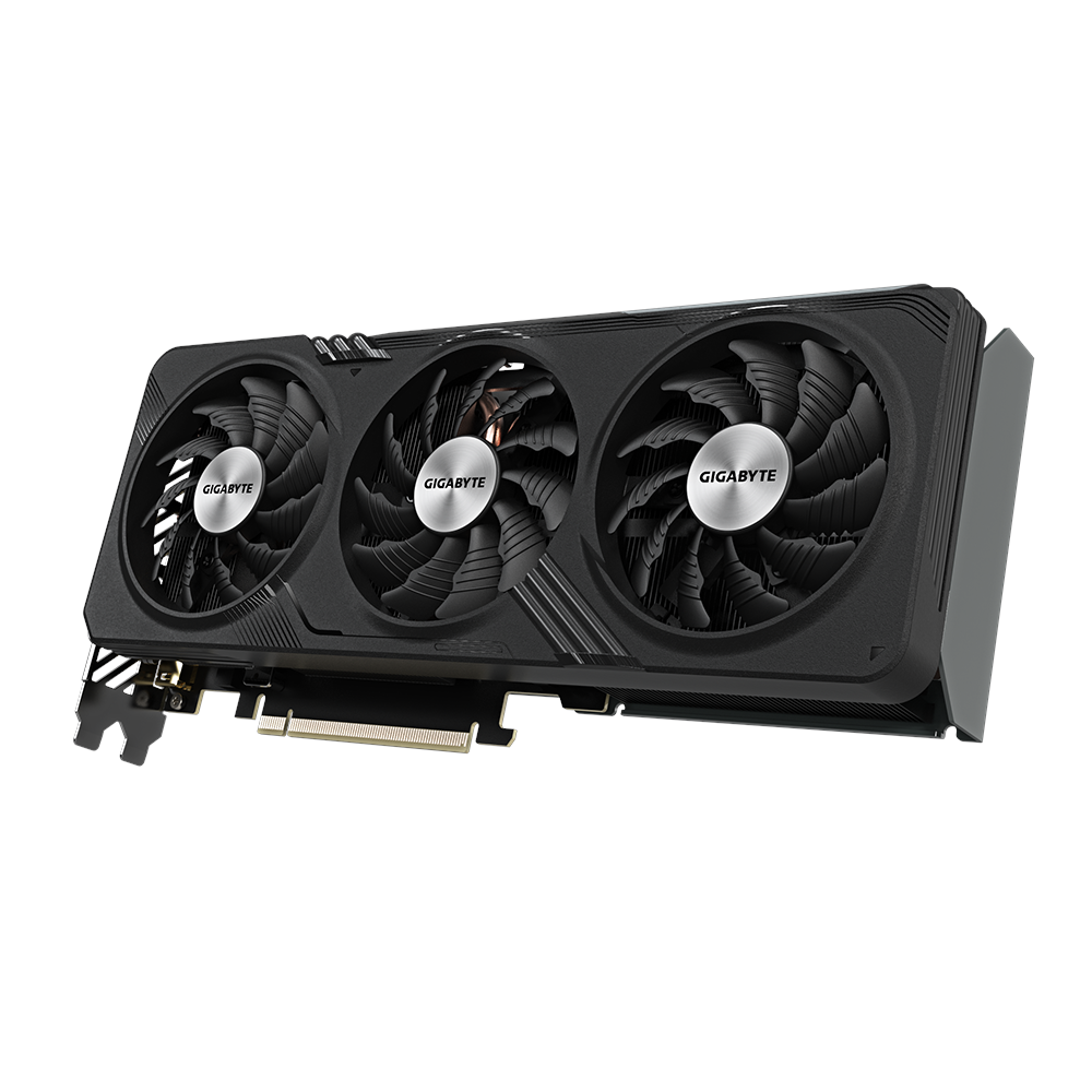 A large main feature product image of Gigabyte GeForce RTX 4060 Ti Gaming OC 8GB GDDR6
