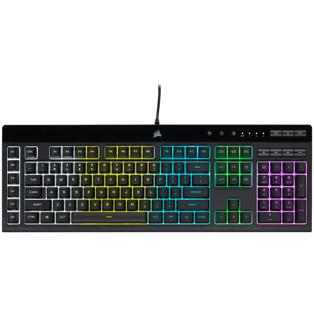 Corsair Gaming K55 Pro Lite RGB Corded Keyboard 