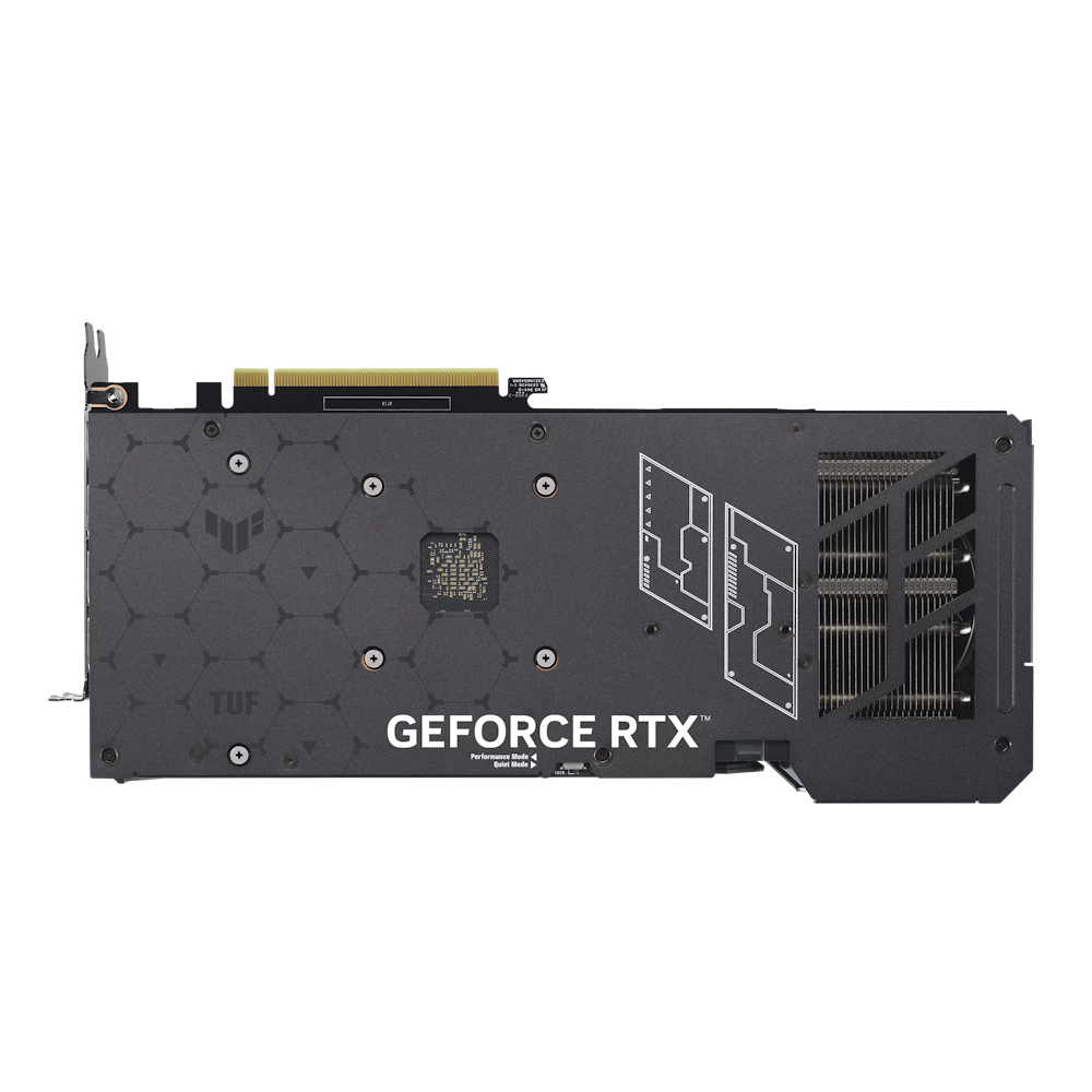 A large main feature product image of ASUS GeForce RTX 4060 Ti TUF Gaming OC 8GB GDDR6