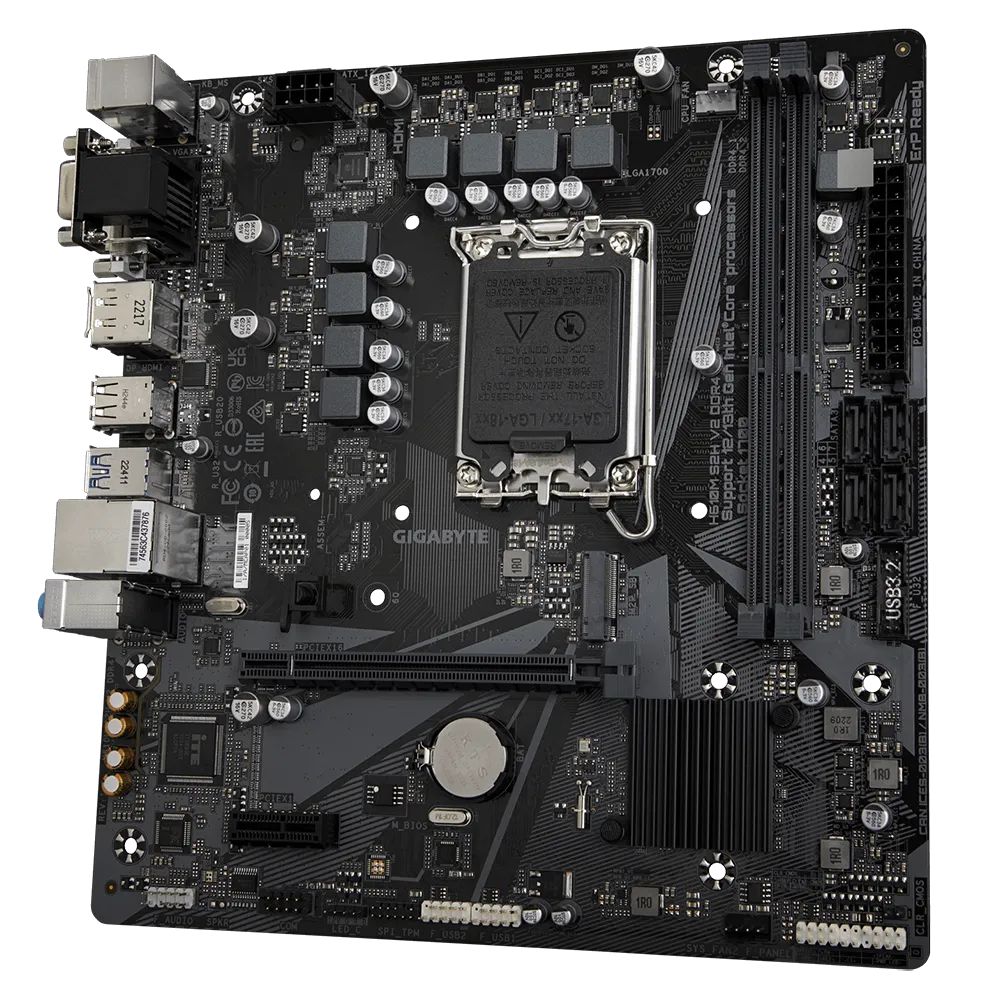 Gigabyte H610M S2H V2 DDR4 LGA1700 MATX Desktop Motherboard | PLE Computers