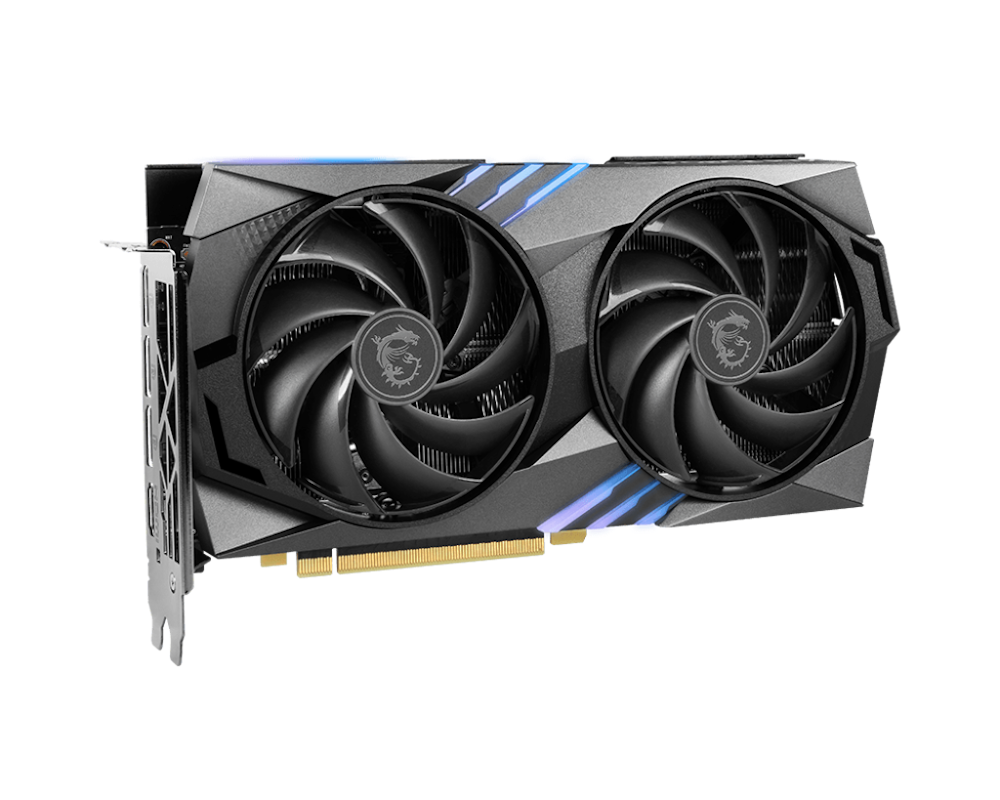 A large main feature product image of MSI GeForce RTX 4060 Ti Gaming X 8G