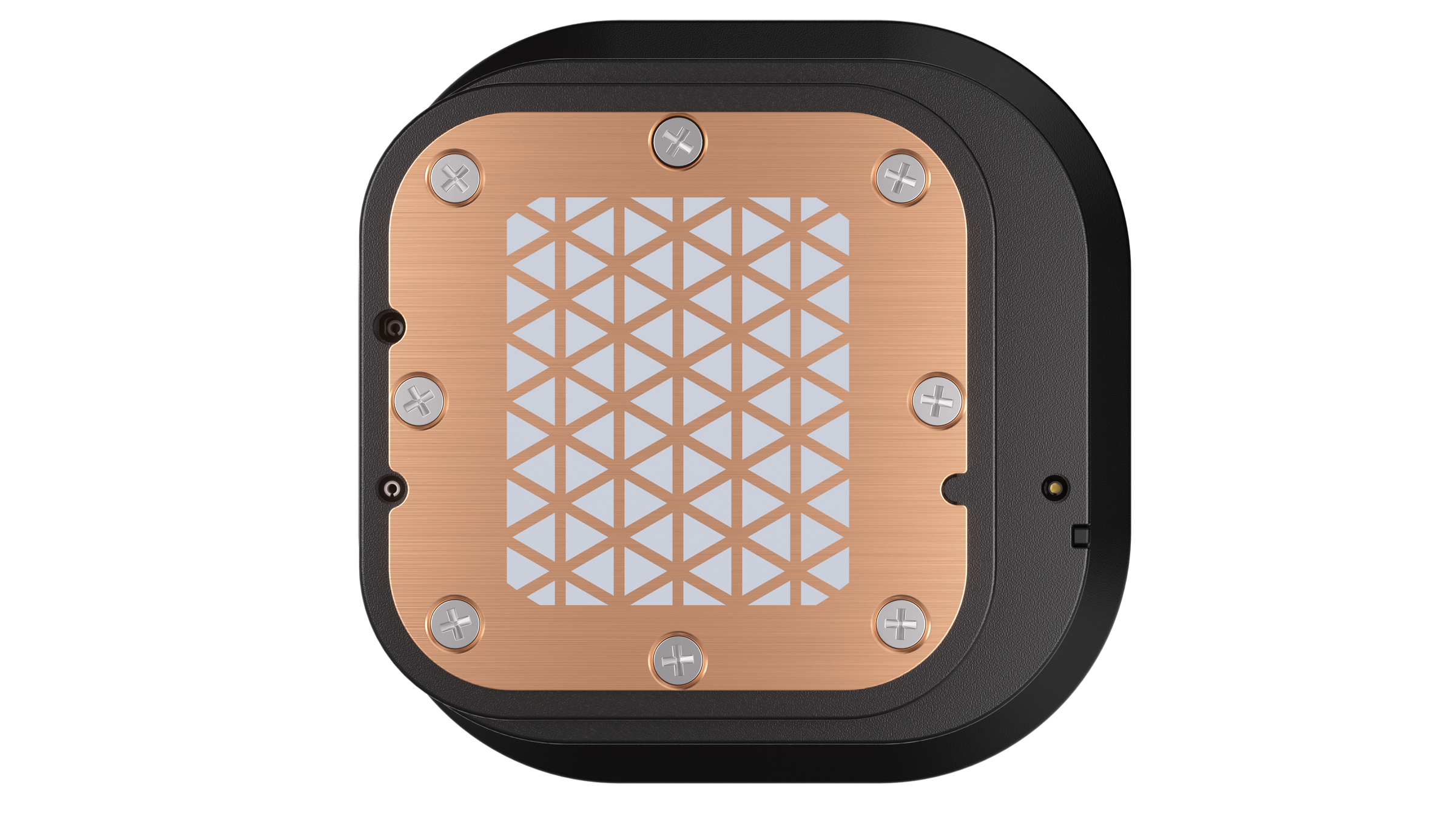 A large main feature product image of Corsair iCUE LINK H100i RGB - 240mm AIO Liquid CPU Cooler (White)