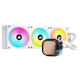 A small tile product image of Corsair iCUE LINK H150i RGB 360mm AIO Liquid CPU Cooler - White