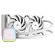 A small tile product image of Corsair iCUE H100i RGB ELITE 240mm Liquid CPU Cooler - White