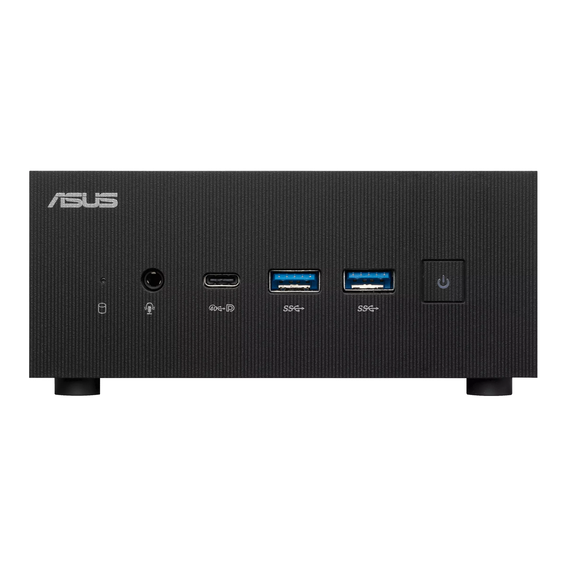 A large main feature product image of ASUS PN53 Ryzen 5 7535H Barebones Mini PC