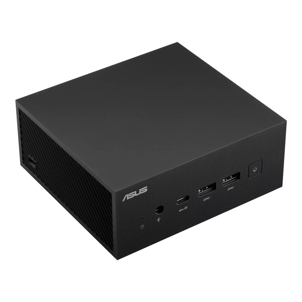 A large main feature product image of ASUS PN53 Ryzen 5 7535H Barebones Mini PC
