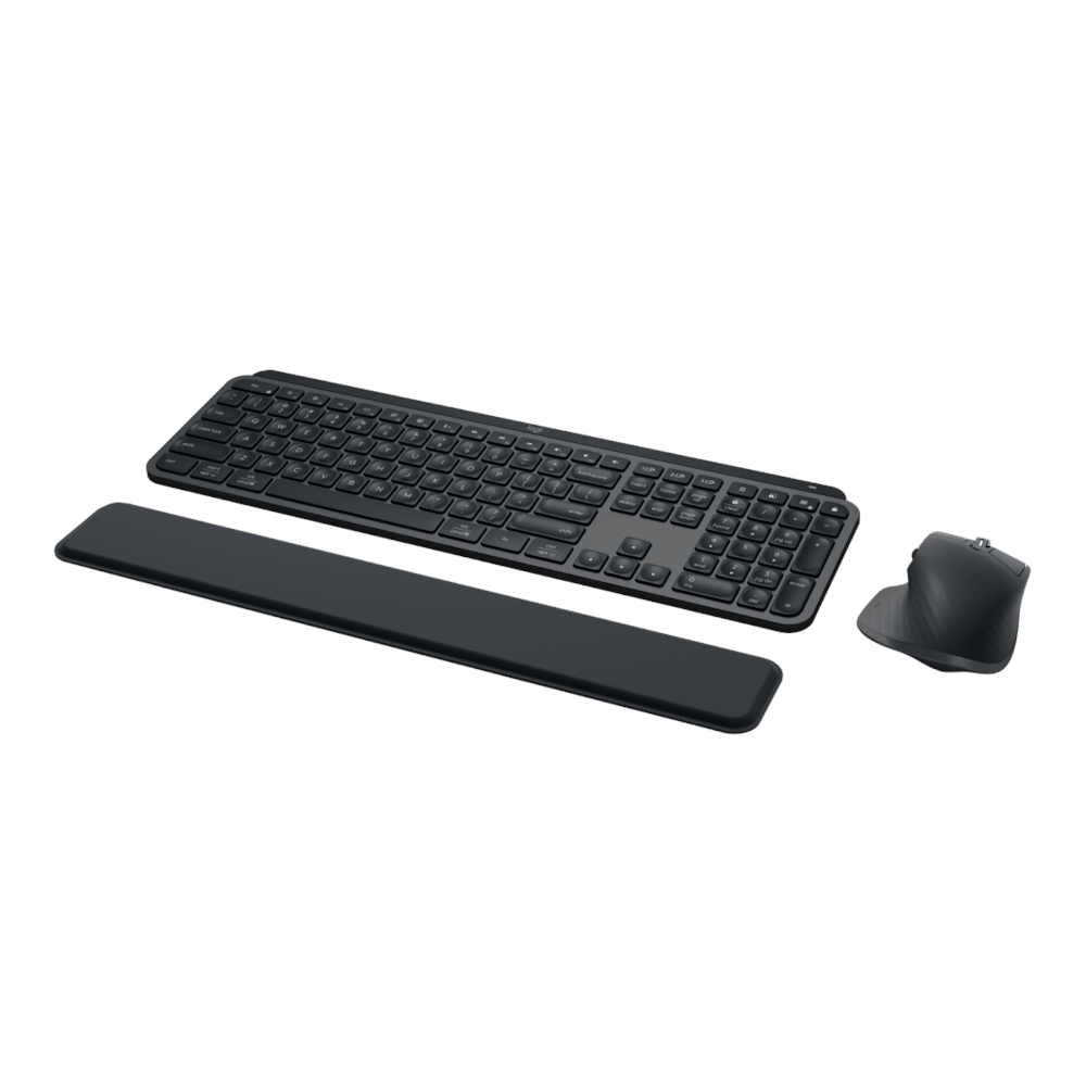 A large main feature product image of Logitech MX Keys S Wireless Keyboard & Mouse Combo