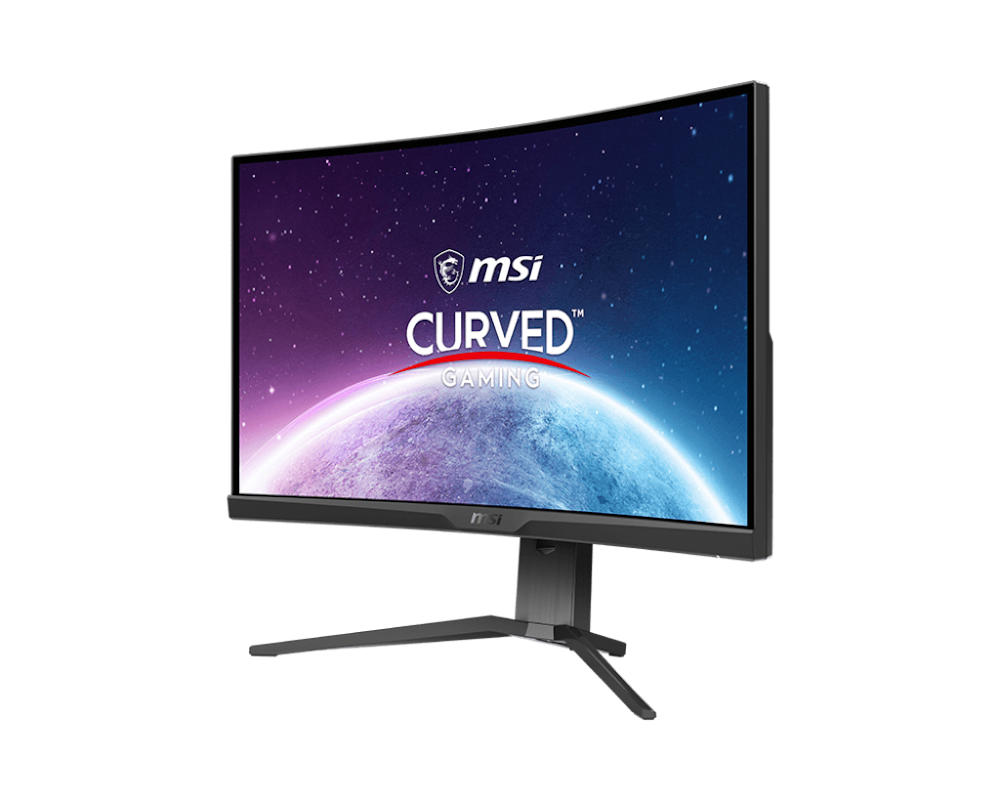A large main feature product image of MSI MAG 325CQRF-QD 32" Curved QHD 170Hz VA Monitor
