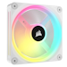 A product image of Corsair iCUE LINK QX120 RGB 120mm PWM Fan - White