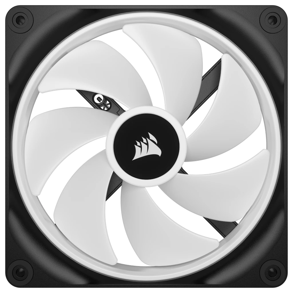 A large main feature product image of Corsair iCUE LINK QX140 RGB 140mm PWM Dual Fan Kit - Black