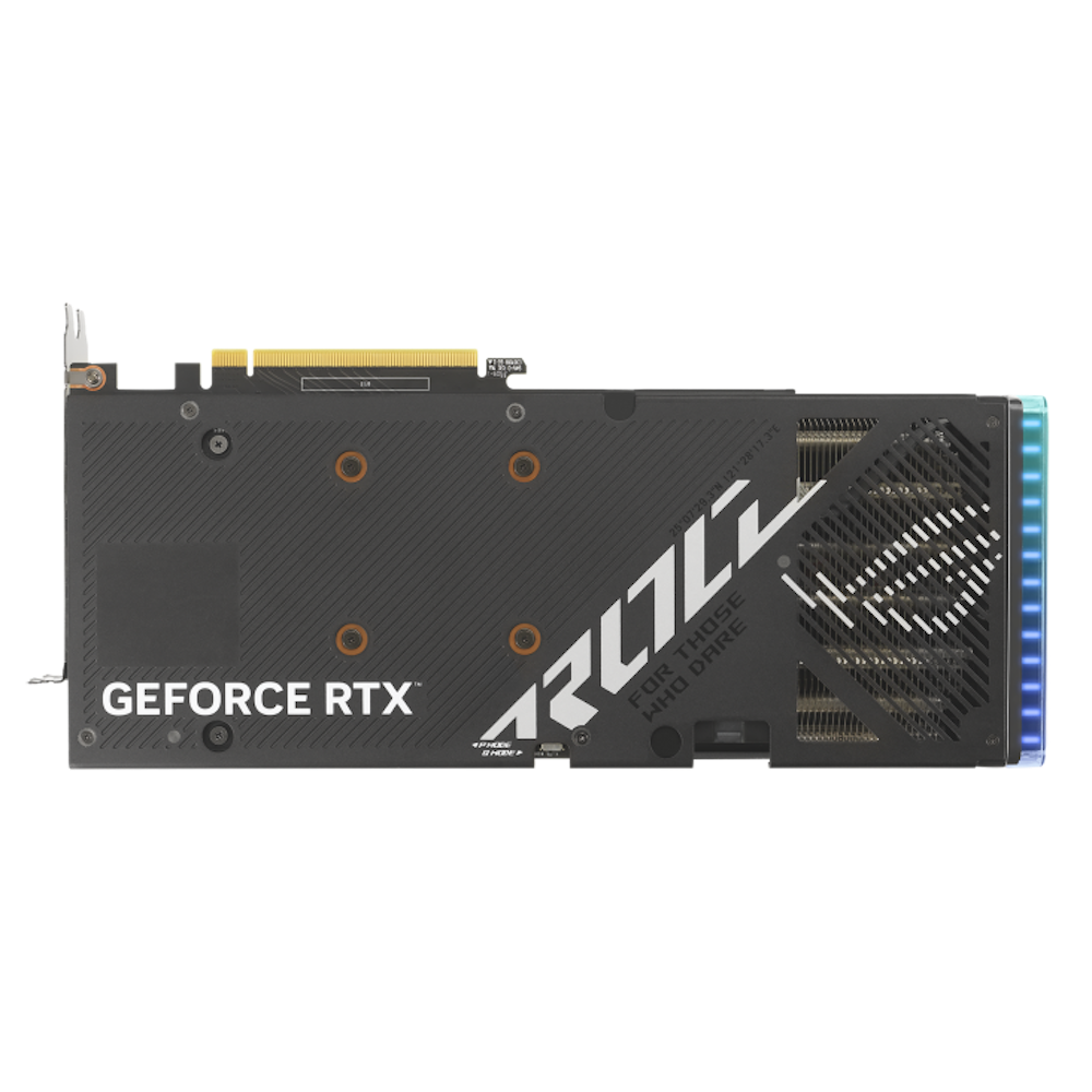 A large main feature product image of ASUS GeForce RTX 4060 ROG Strix OC 8GB GDDR6