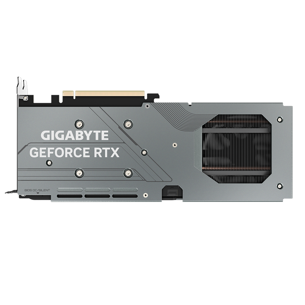 A large main feature product image of Gigabyte GeForce RTX 4060 Gaming OC 8GB GDDR6