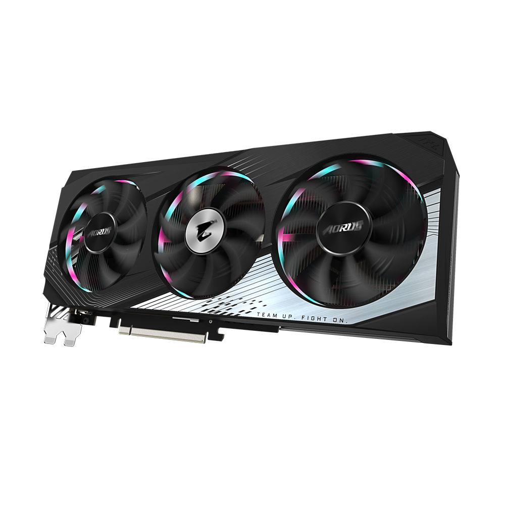 A large main feature product image of Gigabyte GeForce RTX 4060 Aorus Elite 8GB GDDR6