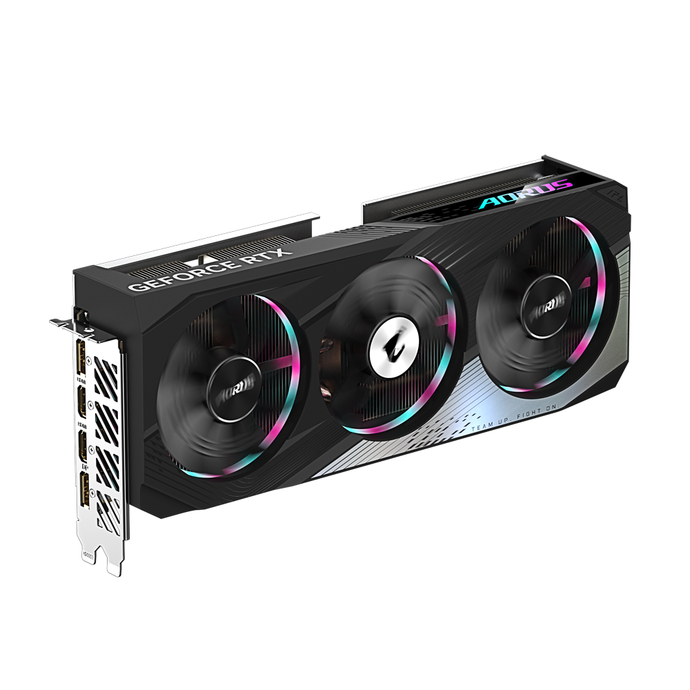 A large main feature product image of Gigabyte GeForce RTX 4060 Aorus Elite 8GB GDDR6