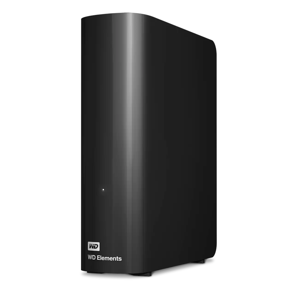 A large main feature product image of WD Elements Desktop HDD - 22TB