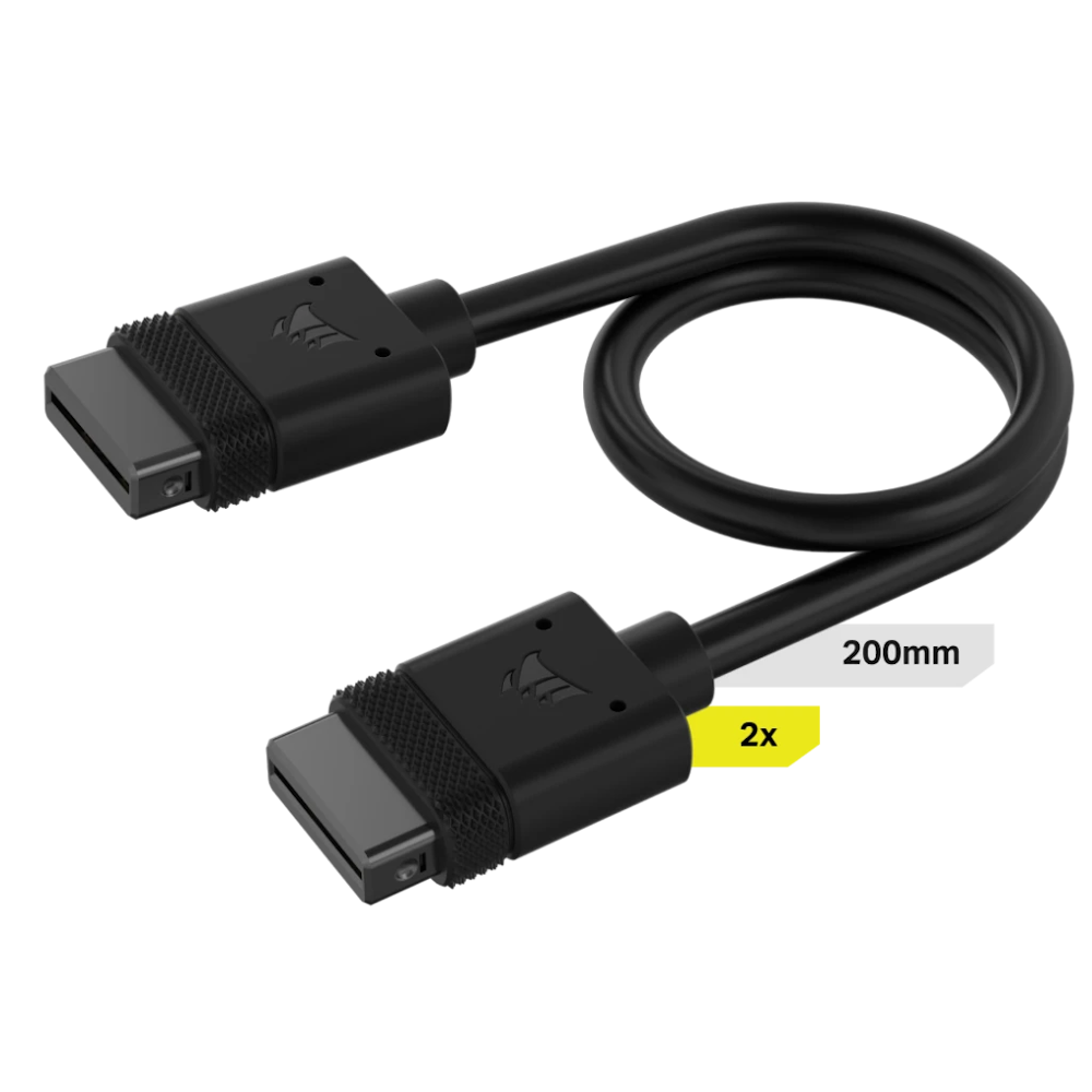 A large main feature product image of Corsair iCUE LINK Cable - 200mm