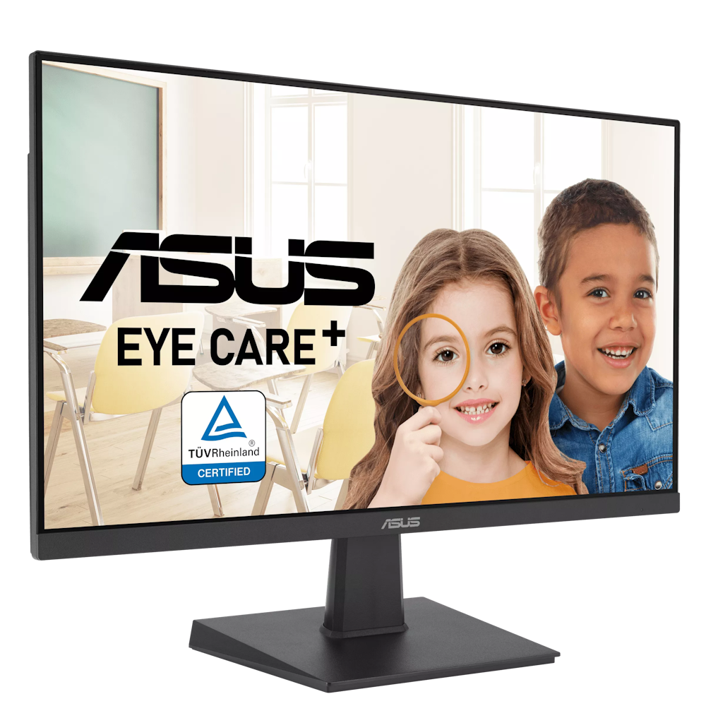 A large main feature product image of ASUS VA27EHF 27" 1080p 100Hz IPS Monitor