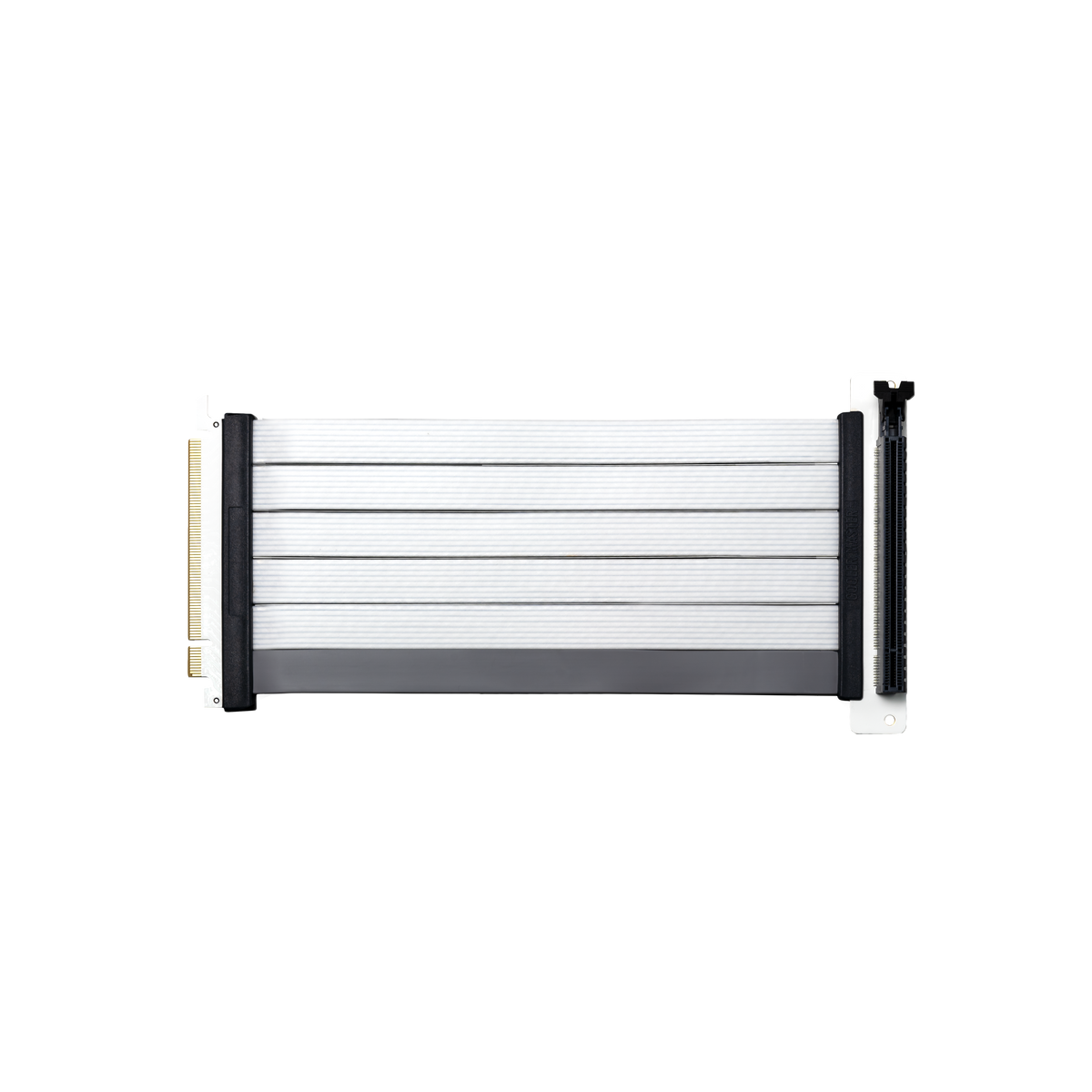 A large main feature product image of Cooler Master PCIe 4.0 x16 Riser Cable V2 - 200mm (White)