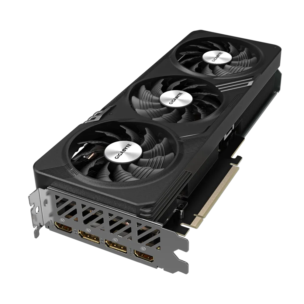 A large main feature product image of Gigabyte GeForce RTX 4060 Ti Gaming OC 16GB GDDR6
