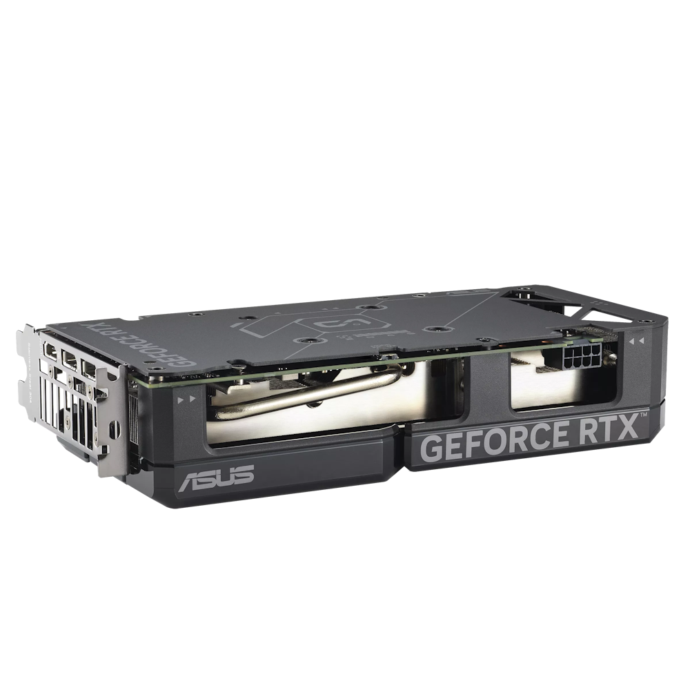 A large main feature product image of ASUS GeForce RTX 4060 Ti Dual OC 16GB GDDR6