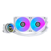 A product image of Lian Li Galahad II Trinity 240 RGB 240mm AIO Liquid CPU Cooler - White