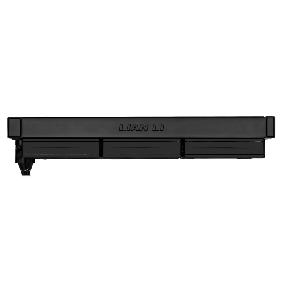 A large main feature product image of Lian Li Galahad II Trinity Performance - 360mm AIO Liquid CPU Cooler (Black)