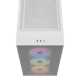 A small tile product image of Corsair 3000D RGB Airflow Tempered Glass Mid Tower Case - White