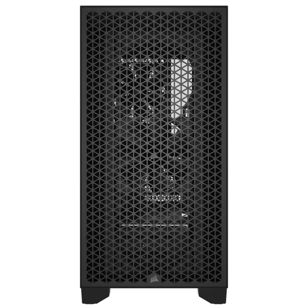 A large main feature product image of Corsair 3000D Airflow Tempered Glass Mid Tower Case - Black